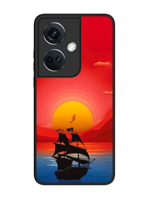 Sunset Sail Glossy Metal Phone Cover for Oneplus Nord Ce 3 (5G)