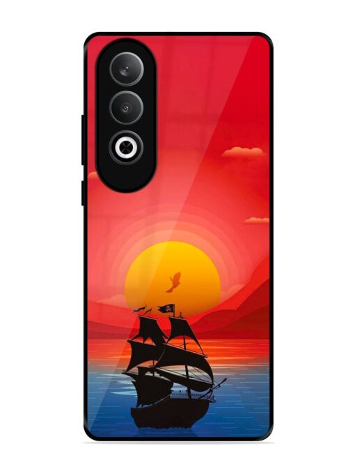 Sunset Sail Glossy Metal Phone Cover for Oneplus Nord Ce 4 (5G) Zapvi