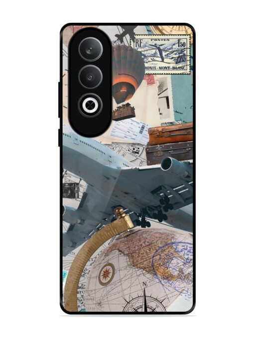 Adventure Awaits Glossy Metal Phone Cover for Oneplus Nord Ce 4 (5G)