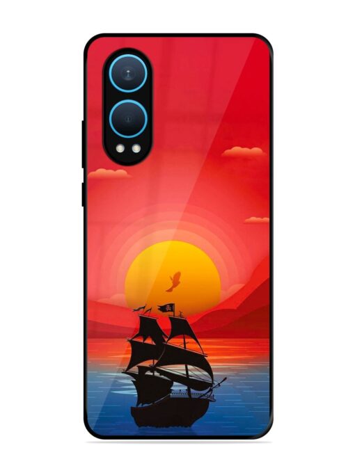 Sunset Sail Glossy Metal Phone Cover for Oneplus Nord Ce 4 Lite (5G)