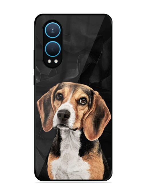 Beagle Portrait Glossy Metal Phone Cover for Oneplus Nord Ce 4 Lite (5G)