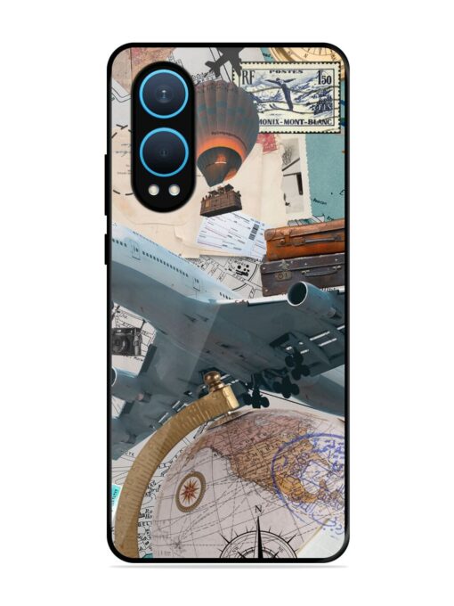 Adventure Awaits Glossy Metal Phone Cover for Oneplus Nord Ce 4 Lite (5G)