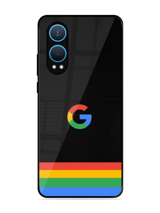 Google Logo Art Glossy Metal Phone Cover for Oneplus Nord Ce 4 Lite (5G)