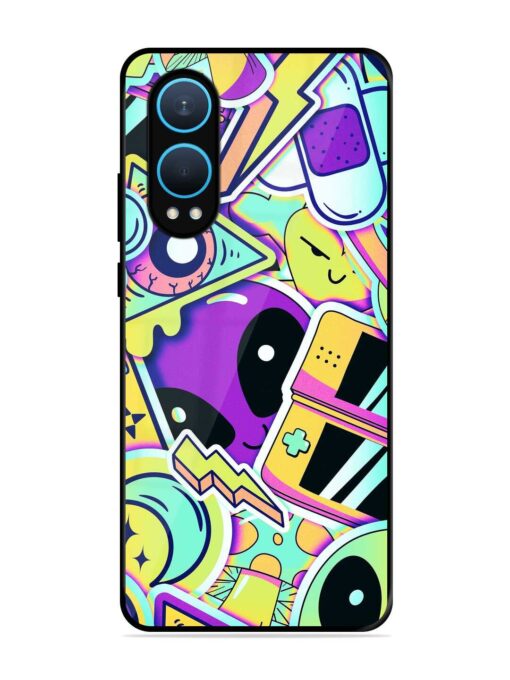 Scratch Art Glossy Metal Phone Cover for Oneplus Nord Ce 4 Lite (5G)