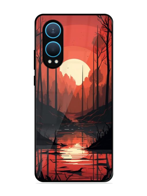 Natural Landscape Glossy Metal Phone Cover for Oneplus Nord Ce 4 Lite (5G)