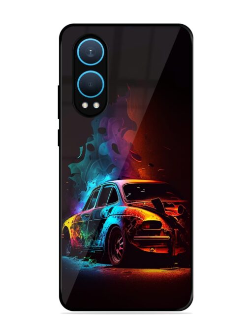 High Classic Car Art Glossy Metal Phone Cover for Oneplus Nord Ce 4 Lite (5G)