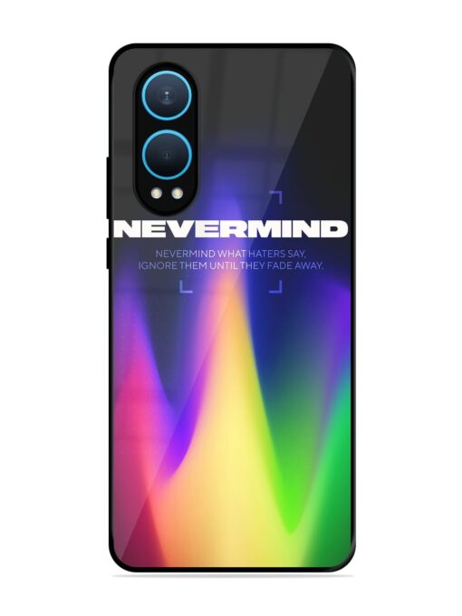 Nevermind Glossy Metal Phone Cover for Oneplus Nord Ce 4 Lite (5G)