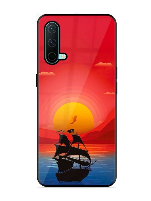 Sunset Sail Glossy Metal Phone Cover for Oneplus Nord Ce (5G) Zapvi