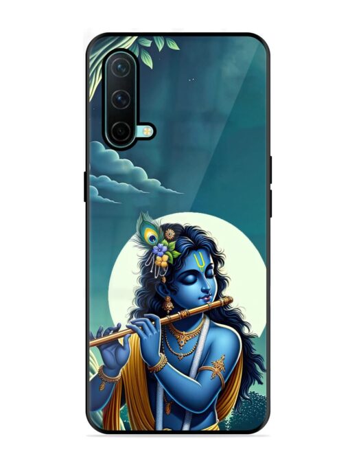 Krishna's Divine Flute Glossy Metal Phone Cover for Oneplus Nord Ce (5G)