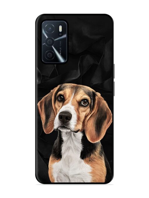 Beagle Portrait Glossy Metal Phone Cover for Oppo A16 Zapvi