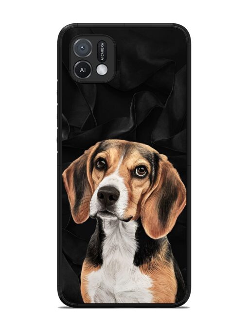 Beagle Portrait Glossy Metal Phone Cover for Oppo A16K