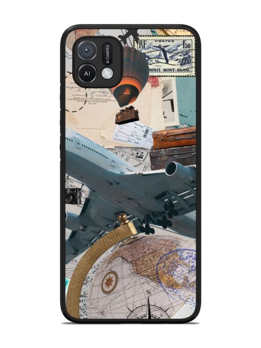 Adventure Awaits Glossy Metal Phone Cover for Oppo A16K Zapvi