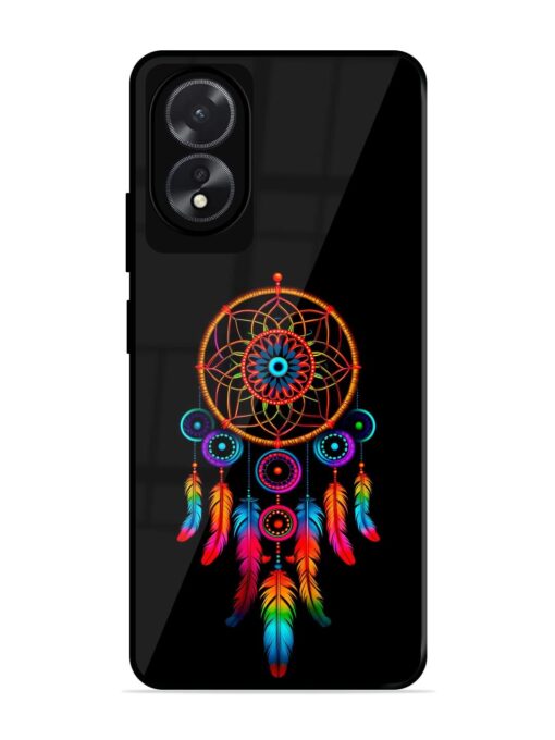 Dreamcatcher Glossy Metal Phone Cover for Oppo A18 Zapvi