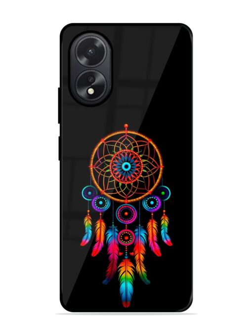 Dreamcatcher Glossy Metal Phone Cover for Oppo A38 Zapvi