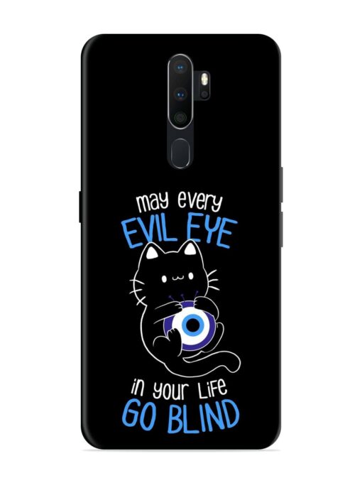 May every evil eye in your life go blind Glossy Metal Phone Cover for Oppo A5 (2020) Zapvi