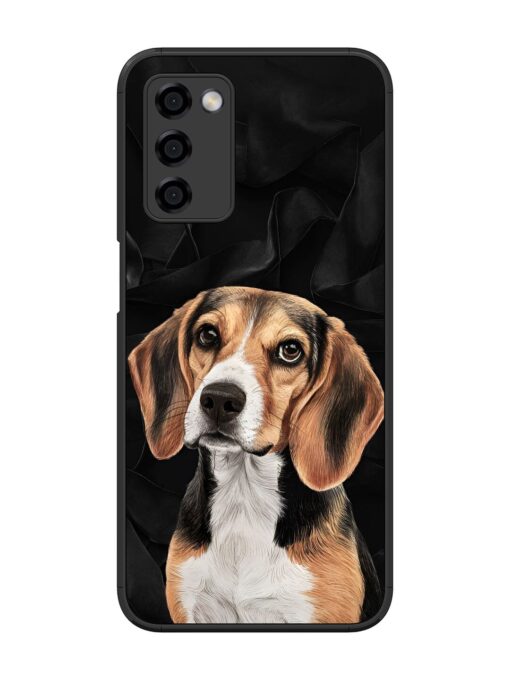 Beagle Portrait Glossy Metal Phone Cover for Oppo A53S (5G) Zapvi