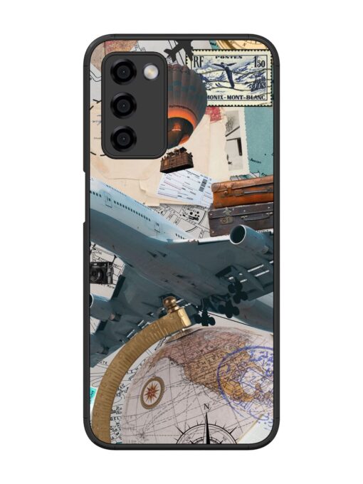 Adventure Awaits Glossy Metal Phone Cover for Oppo A53S (5G) Zapvi