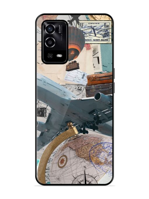 Adventure Awaits Glossy Metal Phone Cover for Oppo A55 Zapvi