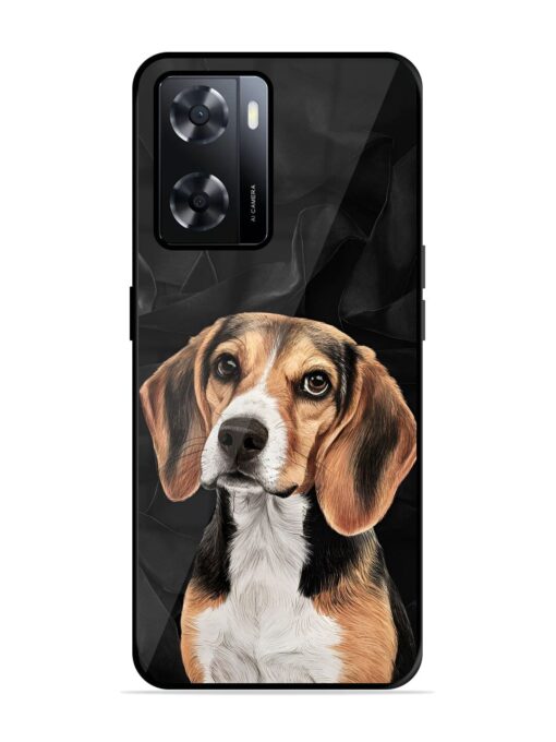 Beagle Portrait Glossy Metal Phone Cover for Oppo A57 (4G) Zapvi