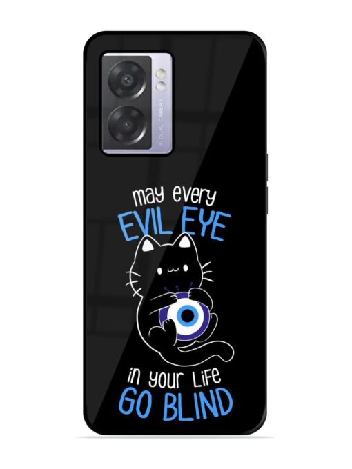 May every evil eye in your life go blind Glossy Metal Phone Cover for Oppo A57 (5G)