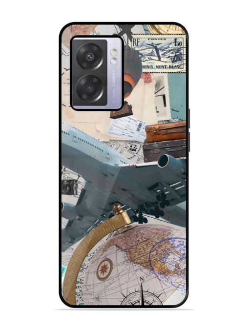 Adventure Awaits Glossy Metal Phone Cover for Oppo A57 (5G) Zapvi