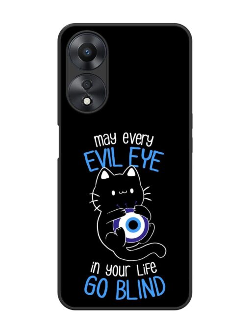 May every evil eye in your life go blind Glossy Metal Phone Cover for Oppo A58