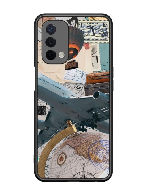 Adventure Awaits Glossy Metal Phone Cover for Oppo A74 (5G) Zapvi