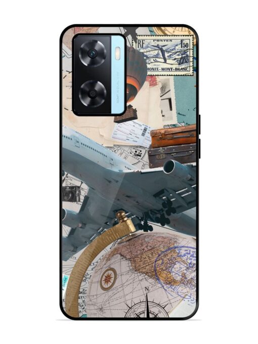 Adventure Awaits Glossy Metal Phone Cover for Oppo A77