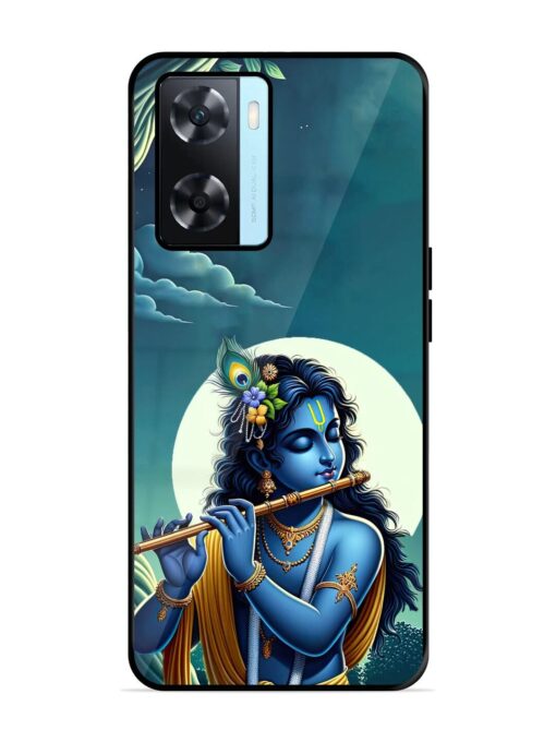 Krishna's Divine Flute Glossy Metal Phone Cover for Oppo A77