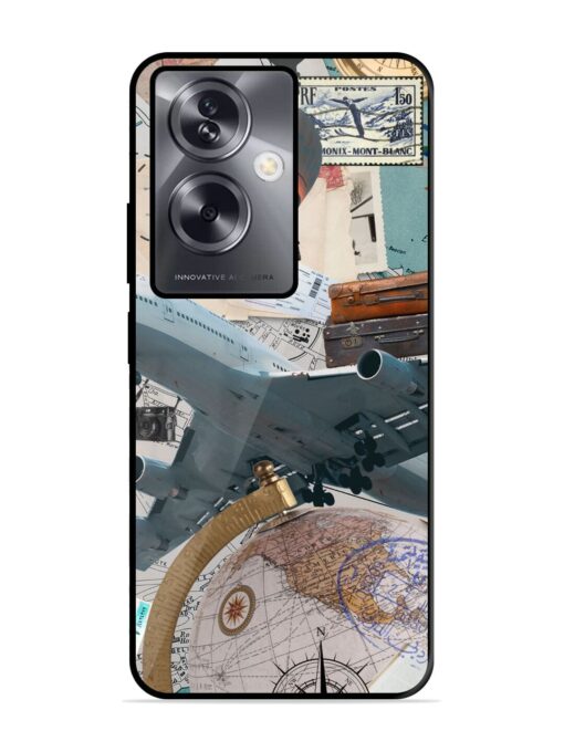 Adventure Awaits Glossy Metal Phone Cover for Oppo A79 (5G) Zapvi