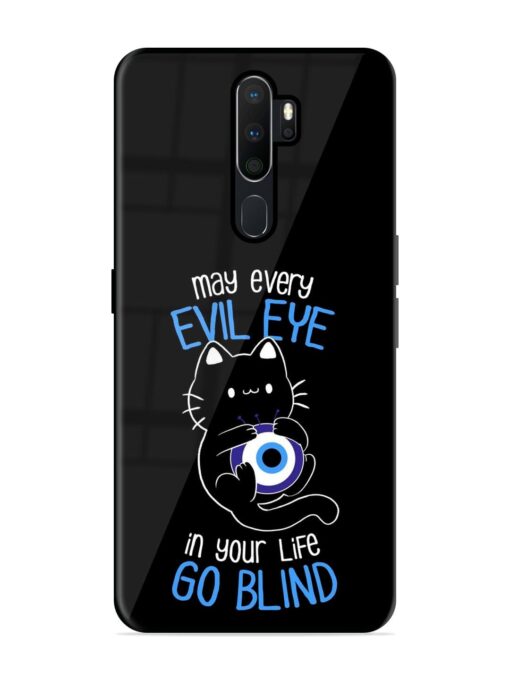 May every evil eye in your life go blind Glossy Metal Phone Cover for Oppo A9 Zapvi