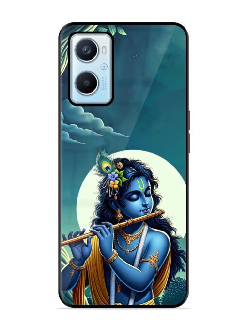 Krishna's Divine Flute Glossy Metal Phone Cover for Oppo A96