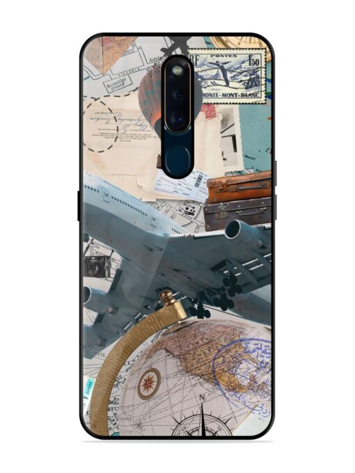 Adventure Awaits Glossy Metal Phone Cover for Oppo F11 Pro Zapvi