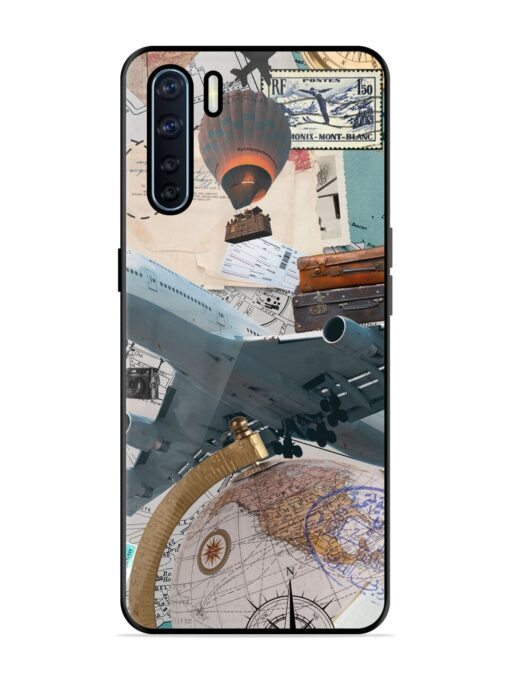 Adventure Awaits Glossy Metal Phone Cover for Oppo F15 Zapvi