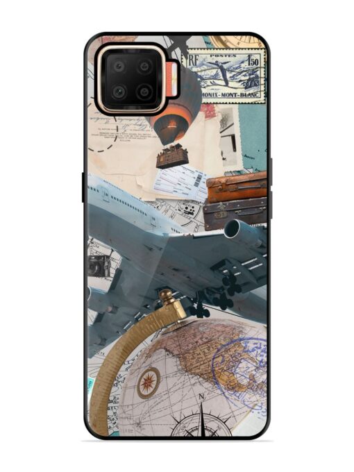 Adventure Awaits Glossy Metal Phone Cover for Oppo F17 Zapvi