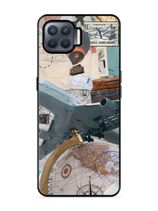 Adventure Awaits Glossy Metal Phone Cover for Oppo F17 Pro