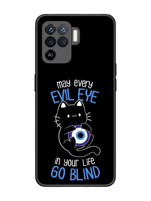 May every evil eye in your life go blind Glossy Metal Phone Cover for Oppo F19 Pro Zapvi