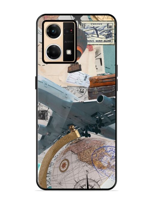 Adventure Awaits Glossy Metal Phone Cover for Oppo F21 Pro (4G) Zapvi