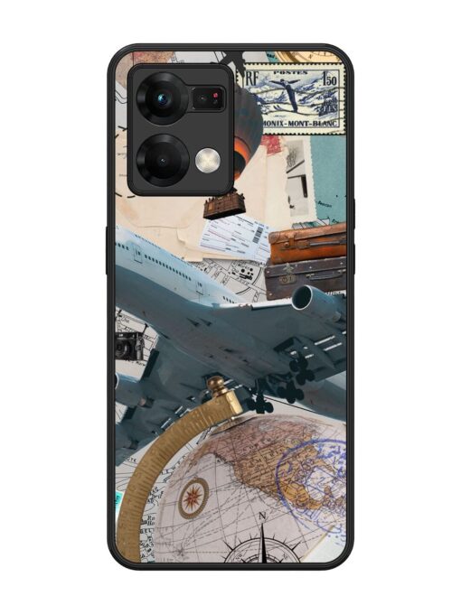 Adventure Awaits Glossy Metal Phone Cover for Oppo F21 Pro (5G) Zapvi