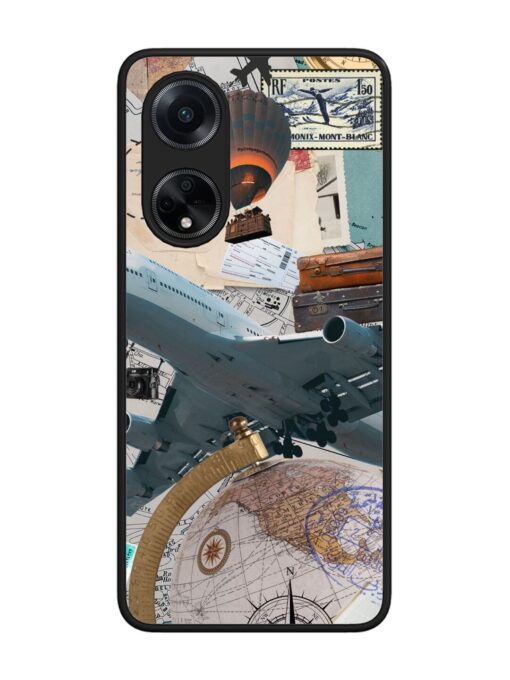 Adventure Awaits Glossy Metal Phone Cover for Oppo F23 (5G) Zapvi