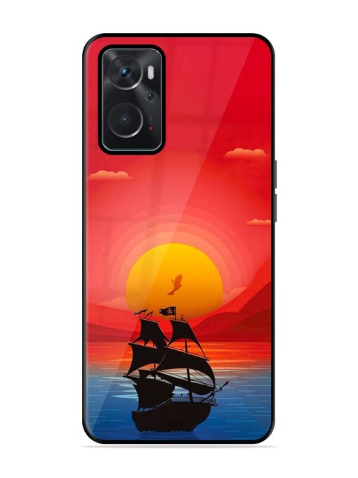 Sunset Sail Glossy Metal Phone Cover for Oppo K10 (4G) Zapvi