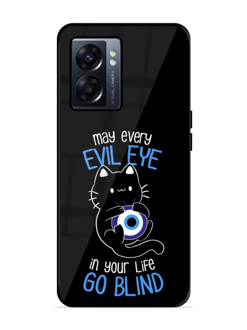 May every evil eye in your life go blind Glossy Metal Phone Cover for Oppo K10 (5G) Zapvi