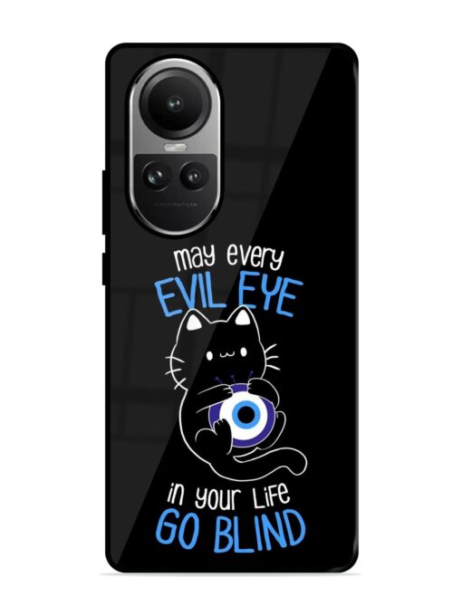 May every evil eye in your life go blind Glossy Metal Phone Cover for Oppo Reno 10 (5G) Zapvi