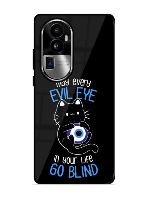 May every evil eye in your life go blind Glossy Metal Phone Cover for Oppo Reno 10 Pro Plus (5G) Zapvi