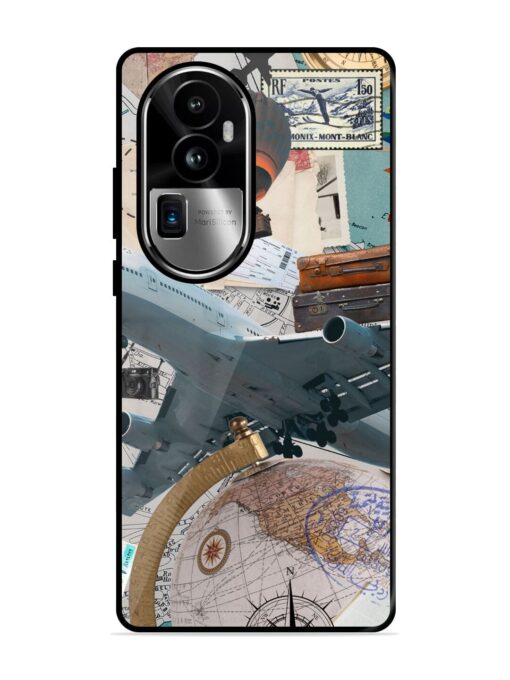 Adventure Awaits Glossy Metal Phone Cover for Oppo Reno 10 Pro Plus (5G) Zapvi