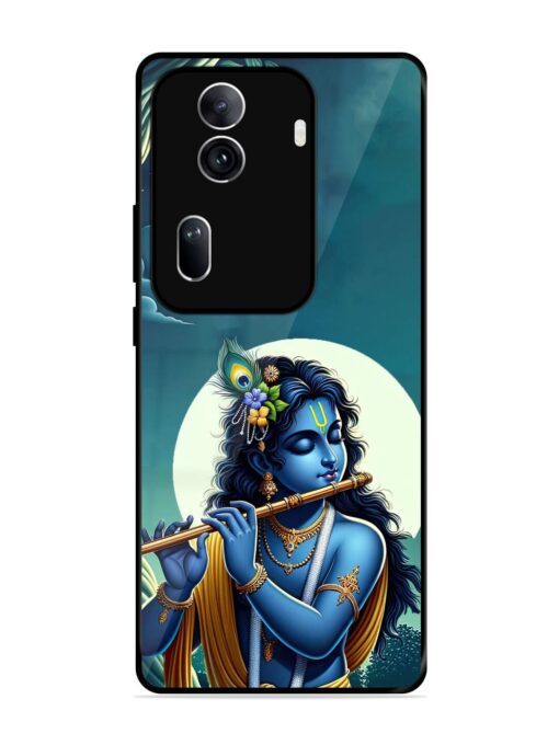 Krishna's Divine Flute Glossy Metal Phone Cover for Oppo Reno 11 Pro (5G) Zapvi