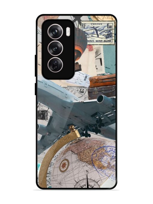 Adventure Awaits Glossy Metal Phone Cover for Oppo Reno 12 Pro (5G) Zapvi