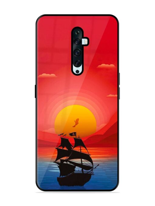 Sunset Sail Glossy Metal Phone Cover for Oppo Reno 2F