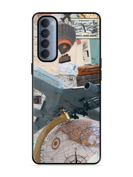 Adventure Awaits Glossy Metal Phone Cover for Oppo Reno 4 Pro Zapvi