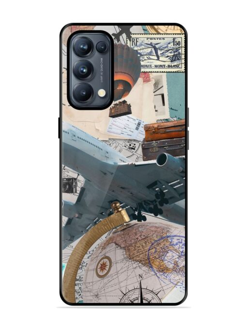 Adventure Awaits Glossy Metal Phone Cover for Oppo Reno 5 Pro (5G) Zapvi